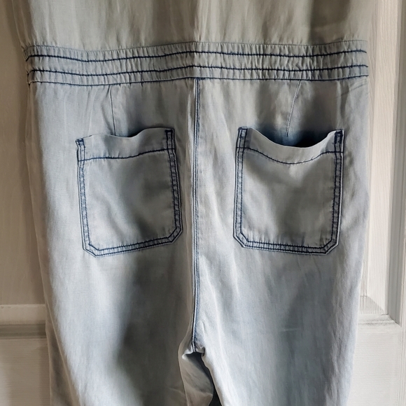 Lou & Grey Jean Jumpsuit EUC - Picture 4 of 12
